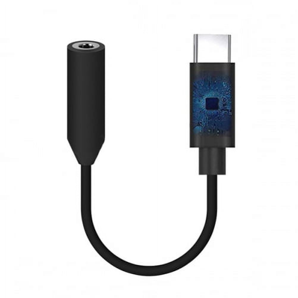 TYPE-C Headphone Adapter Earphone Jack Converter Audio Adaptor J4Q for Google Pixel 4 XL - Motorola Moto Z3 Play Z Play Droid Z2 Force Droid - OnePlus 7T - Samsung Galaxy Tab S5e 10.5 Fold