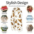 thumbnail image 6 of Shawl Wraps for Women - Brown White Owl Oversized Fall Winter Fashion Blanket Scarf for Women, 6 of 6
