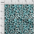 thumbnail image 1 of oneOone Polyester Lycra Turquoise Blue Fabric Giraffe Animal Skin Sewing Craft Projects Fabric Prints By Yard 56 Inch Wide, 1 of 4