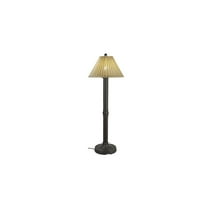 Luxury Floor Lamp 60 Inch - Bronze Tube & Stone ShadeLiving Room Lighting