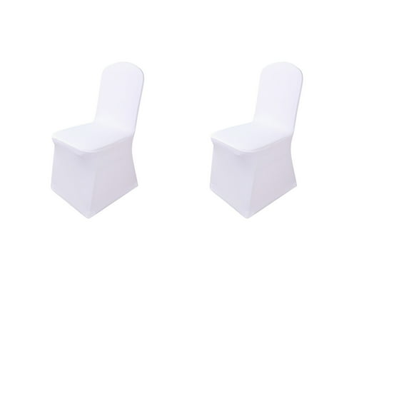 Birdeem Housse de Chaise de Banquet d'Hôtel Housse de Chaise Élastique pour la Maison Blanc Blanchi Multi Pc