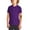Purple, variant on Ma Croix Kids Pique Polo Shirt Solid Plain Short Sleeve Uniform Regular Fit