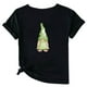 thumbnail image 5 of Puntoco Liquidación de camisetas cortas para mujer Camiseta de manga corta con cuello redondo y estampado informal a la moda para mujer, 5 of 5