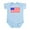 Sky Blue, variant on CafePress - Civil War Union Flag Body Suit - Baby Light Bodysuit, Size Newborn - 24 Months