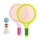 thumbnail image 3 of Raqueta de de bádminton duradera para , juguetes de juego de raqueta de volante de pelota, juguete interactivo para padres e hijos y rosa Macarena Raquetas de bádminton, 3 of 8