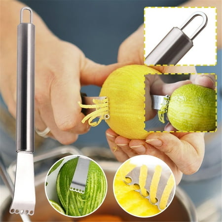

CHGBMOK Kitchen Gadgets Stainless Steel Lemon Grater With Hanging Loop Kitchen And Bars Peeler Tool