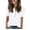 139#White, variant on Womens Summer Tops 2026 Short Sleeve Shirts Beach Vacation Outfits Dressy Casual Blouses Pink 3XL