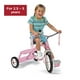 Radio Flyer 33PZ Tricycle à Double Pont Style Classique pour Enfants avec Cloche de Guidon, Rose – image 3 sur 5