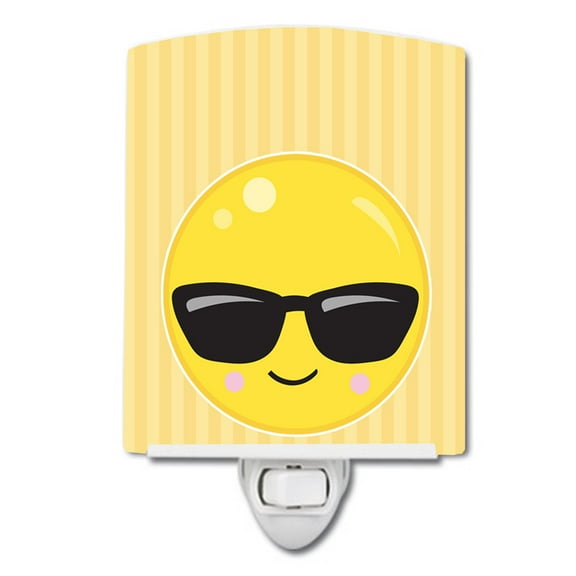 Cool Sunglass Face Ceramic Night Light