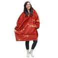 thumbnail image 5 of Catalonia Christmas Dachshund Print Oversized Hoodie Blanket Sweatshirt,Wearable Sherpa Giant Pullover for Adults Men Women Teenagers Gift, Wine, 5 of 7