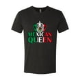 thumbnail image 2 of Wild Bobby Mexican Queen Latin Pride Men Premium Tri Blend Tee, Vintage Black, Medium, 2 of 5