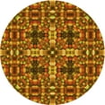 thumbnail image 1 of Ahgly Company Machine Washable Indoor Round Transitional Tomato Red Area Rugs, 7' Round, 1 of 7