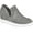 Grey, variant on Womens Cardi Round Toe Slip On Wedge Sneakers, Widths Available