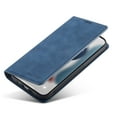 thumbnail image 6 of Allytechgroup Flip Wallet Phone Case for iPhone 16 with Credit Card Slot, RFID Blocking PU Leather Kickstand Shockproof Full Body Protective for Apple iPhone 16, Blue, 6 of 7