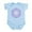 Sky Blue, variant on CafePress - Flower Of Life Infant Bodysuit - Baby Light Bodysuit, Size Newborn - 24 Months