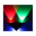 thumbnail image 2 of Lámpara de pared triangular de aluminio LED de 3W, luz moderna para el hogar, lámparas de decoración para interiores y exteriores coloridas, 2 of 2