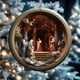 thumbnail image 3 of XWSHYW Decoraciones Navideñas Efecto 2024 Visión Estereoscópica de Navidad Bendición de Nacimiento Colgante Adornos Colgantes de Acrílico para Coche, 3 of 6