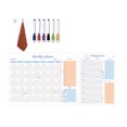 thumbnail image 1 of LCXmlly Magnetic Calendar Magnetic Calendar Kit Scratch proof Dry Erase Fridge Weekly Planner, 1 of 9