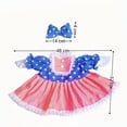 thumbnail image 2 of 2pcs 4th of July Patriotic Porch Outfits for 23 inch Statues, USA Themed Sculpture Clothes for Garden, Patio and Lawn Decor, Perfect for American 250th Anniversary and Holiday Celebrations, Blue, 2 of 8