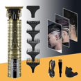 thumbnail image 4 of Recortadora De Cabello Para Hombres Kit De Recortadora De Barba Inalámbrica Recortadora Eléctrica Con Pantalla Led 5 Peines Guía Serendint CE006396-00, 4 of 6