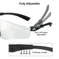 thumbnail image 3 of Xaegistac Shooting Glasses Anti-fog Shooting Range Eye Protection, Adjustable Safety Glasses with Zipper Hard Case, 3 of 8
