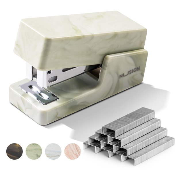Mini engrapadora NUSIGN para 25 hojas con 830 grapas