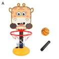thumbnail image 1 of 1 Set  Basketball Hoop Adjustable Height Stable Base Plastic Mini Outdoor Indoor Portable Basketball Stand Toy Set for Home, 1 of 10