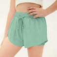 thumbnail image 5 of WMTBSRSW Girls Athletic Shorts High Waisted Butterfly Shorts Drawstring Outdoor Soccer Gym Shorts 2 in 1 Flowy Running Skorts for Teen Girls Youth 6-15 Years, 5 of 9