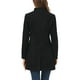 thumbnail image 3 of Abrigo de mujer INSPIRE CHIC de longitud media con cuello alto, de un solo botón, abrigo de invierno exterior, negro, talla L, 3 of 7