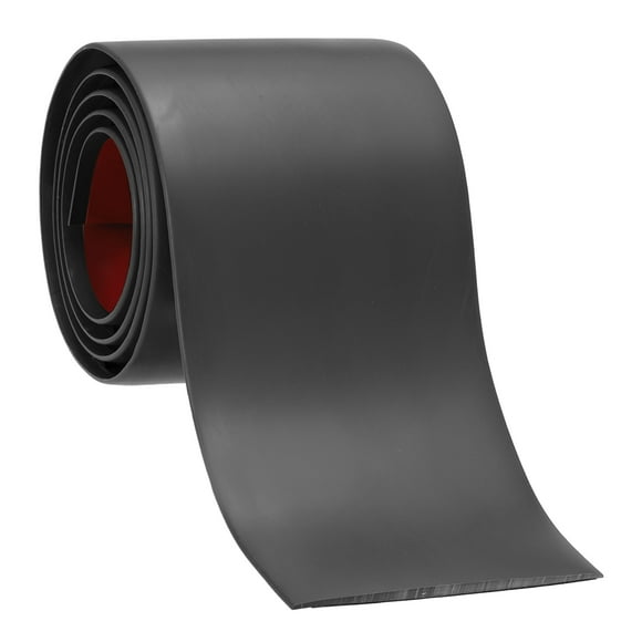 Uxcell Self Adhesive Floor Transition Strip 3 ft x 3" Vinyl Flat Divider Flooring Black
