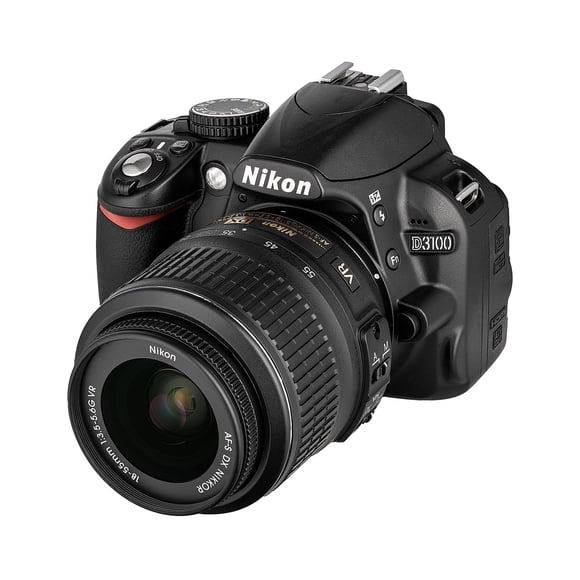 Cámara DSLR Nikon D3100 14,2 MP + objetivo 18-55 mm