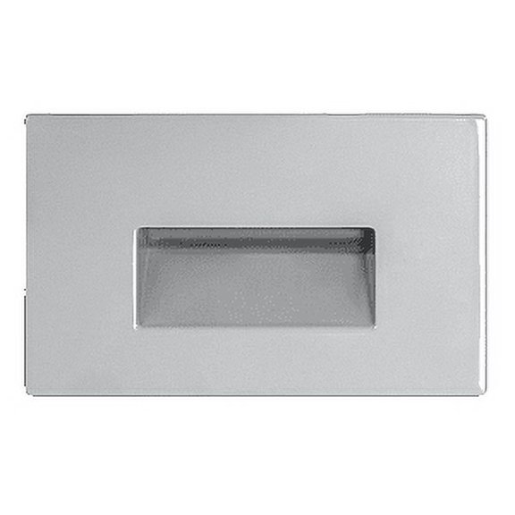 RAB Lighting 3W LED Horizontal Steplight Recessed Neutral Silver