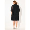 thumbnail image 3 of Catherines Women's Plus Size Georgette Double Layer Jacket Dress, 3 of 4