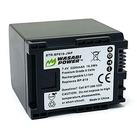 PATONA Bateria BP-808 Compatible con Canon Legria HF-M31 HF-M306 HF-S10