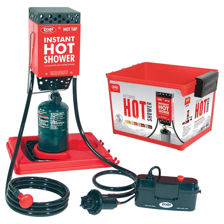 Zodi Portable Battery Powered Camping Hot Tap Single Burner