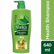 Dabur Vatika Health Shampoo - With Henna & Amla, For Problem Free Hair, 640 ml