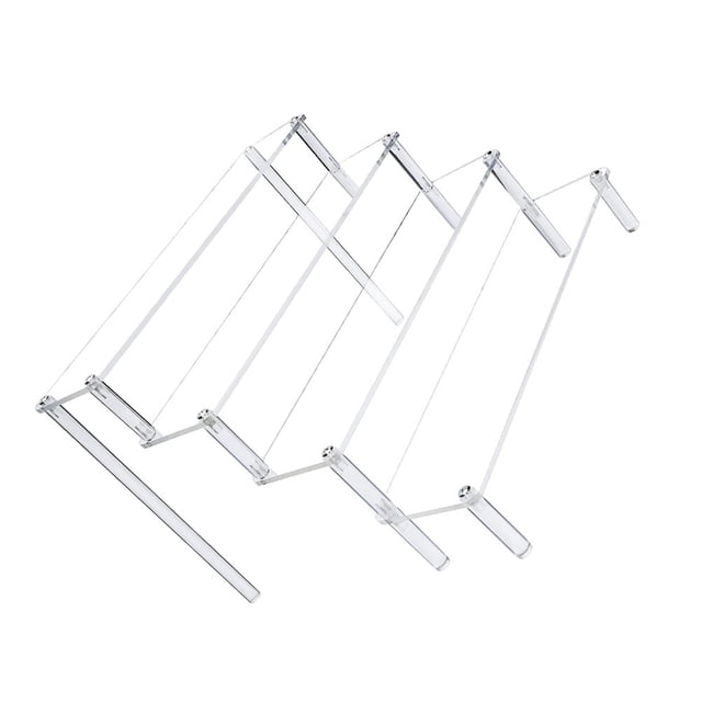 FONDOTIN Acrylic Display Stand Riser Shelf Organizer For Car Model And Perfume 11.59x9.82x7.86In 1Pack