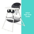 thumbnail image 3 of Baby Trend Flat Fold High Chair - Stellar Black, 3 of 7
