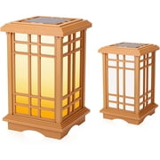 Techko Solar Zen Lantern  Amber or White Light (15.6"high)