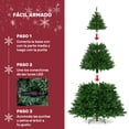 thumbnail image 2 of Arbol Navidad Verde JARDIMEX  Frondoso 220 Cm Luces Led 1104 Ramas, 2 of 10