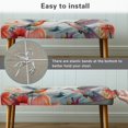 thumbnail image 5 of Whosucclay Hummingbird Flower Print Dining Room Bench Covers Non-Slip Bench Chair Slipcovers Dust Proof Bench Seat Cushion Slipcovers Removable Bench Protectors for Wedding, Hotel, Party, 5 of 7