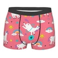 thumbnail image 5 of Uemuo Yoga Unicorn Pattern Men's Boxer Briefs,Trunk Anti-Chafing,Comfortable, Durable, and Stylish Underwear-XX-Large, 5 of 9