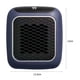 thumbnail image 1 of Calentador de aire con salida de pared Ventilador Calentador eléctrico con control remoto enchufe azul de la UE Sywqhk Libre de BPA, 1 of 2