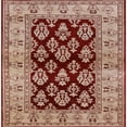 thumbnail image 1 of Ahgly Company Machine Washable Indoor Square Industrial Modern Fire Brick Red Area Rugs, 7' Square, 1 of 7