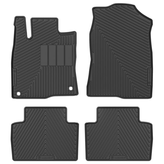 Road Comforts 4 Piece Set Standard Custom Fit Floor Mat Fits select: 2016-2021 HONDA CIVIC