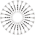 thumbnail image 7 of SAPLIZE Plastic Golf Tees Pack of 50 2-3/4 inches Reduces Friction & Side Spin 4 Prongs Plastic Tees, White Color, 7 of 7