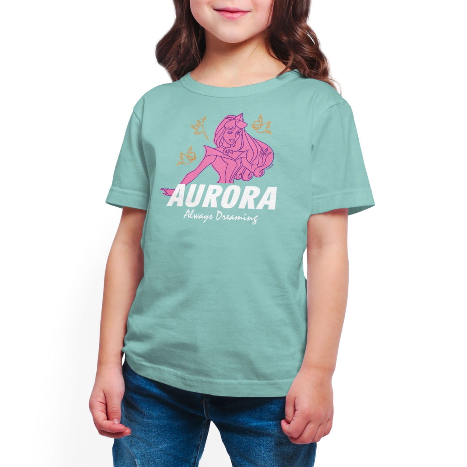 Disney Princess - Aurora Always Dreaming - Toddler And Youth Short Sleeve Graphic T-Shirt