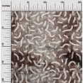 thumbnail image 2 of oneOone Viscose Chiffon Brown Fabric Brush Stroke Sewing Material Print Fabric By The Yard 42 Inch Wide, 2 of 6