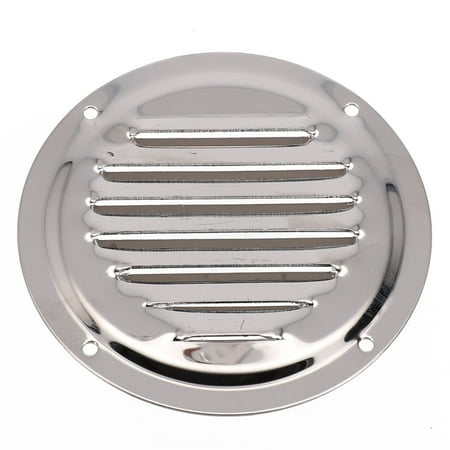

316 Stainless Steel Louvre Air Vent Grille Cover Metal Duct Ventilation 4“