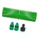 thumbnail image 5 of Manguera de jardín en espiral, manguera de agua para césped portátil para exteriores con conector rápido flexible para grifos, patios, camiones, Verde, 5 of 8